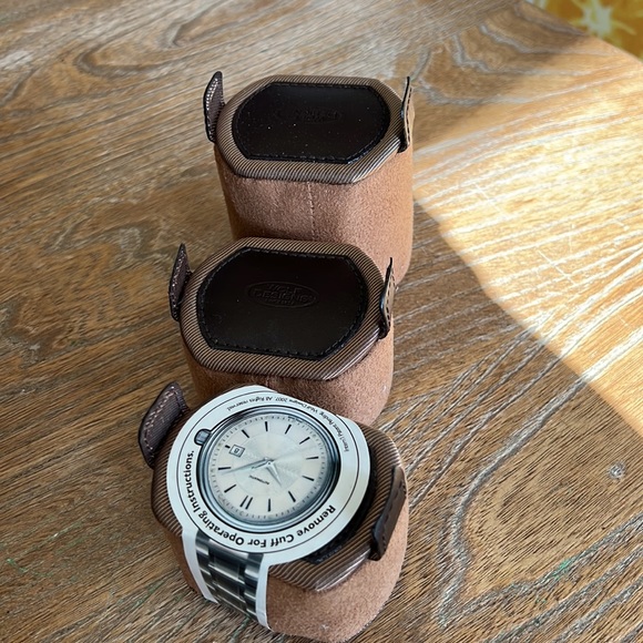 WOLF DESIGNS JEWELRY BOX WATCH ROTATOR FOR SINGLE WATCH NEW ADAPTER MISSING. - Picture 6 of 8